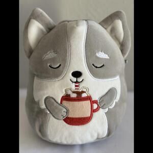 KellyToy Squishmallows Casmir the Husky with Cocoa